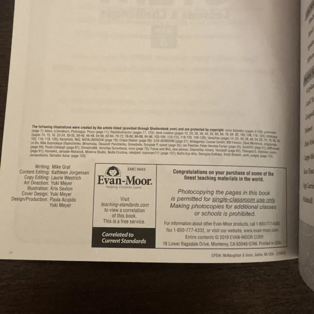 NEW Stem Lessons and Challenges Grade 3 Evan-Moor Paperback Workbook Home School